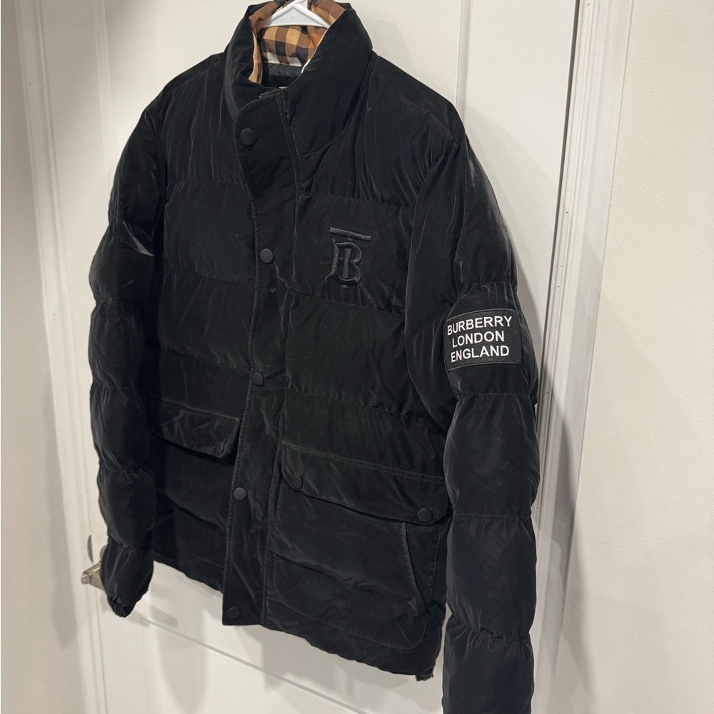 Burberry Men's Black Puffer Coat - Picture 2 of 3